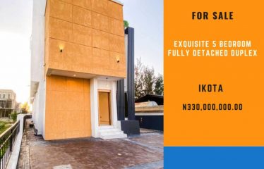EXQUISITE 5 BEDROOM FULLY DETACHED DUPLEX IKOTA